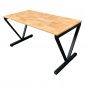 Bàn làm việc 140x70 VConcept chân sắt lắp ráp